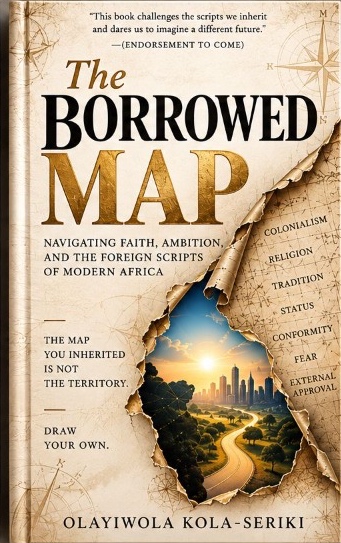 Front cover of The Borrowed Map by Olayiwola Kola-Seriki